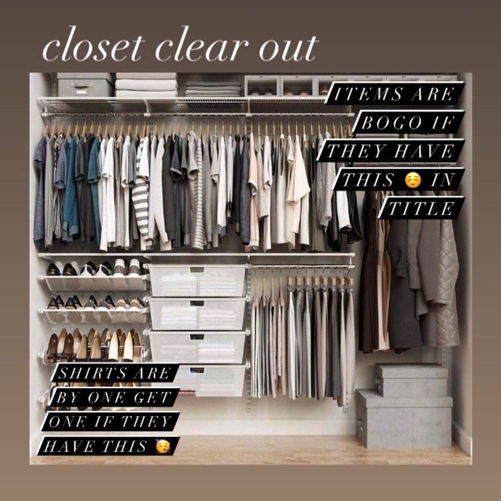 Closet clear out